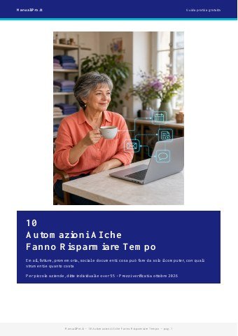 Copertina: 10 automazioni con l’intelligenza artificiale da provare