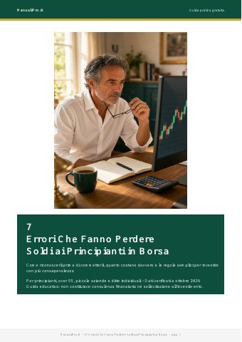 Copertina: 7 errori da evitare quando inizi a investire in Borsa