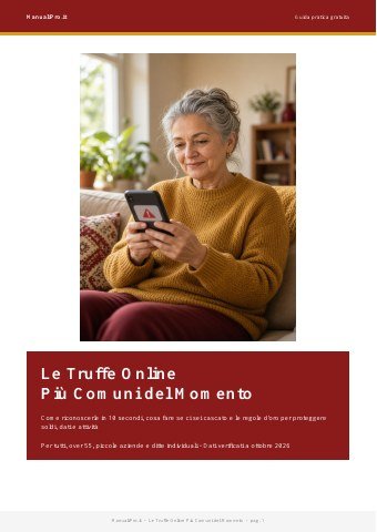 Copertina: Le truffe online più comuni: come riconoscerle e difendersi