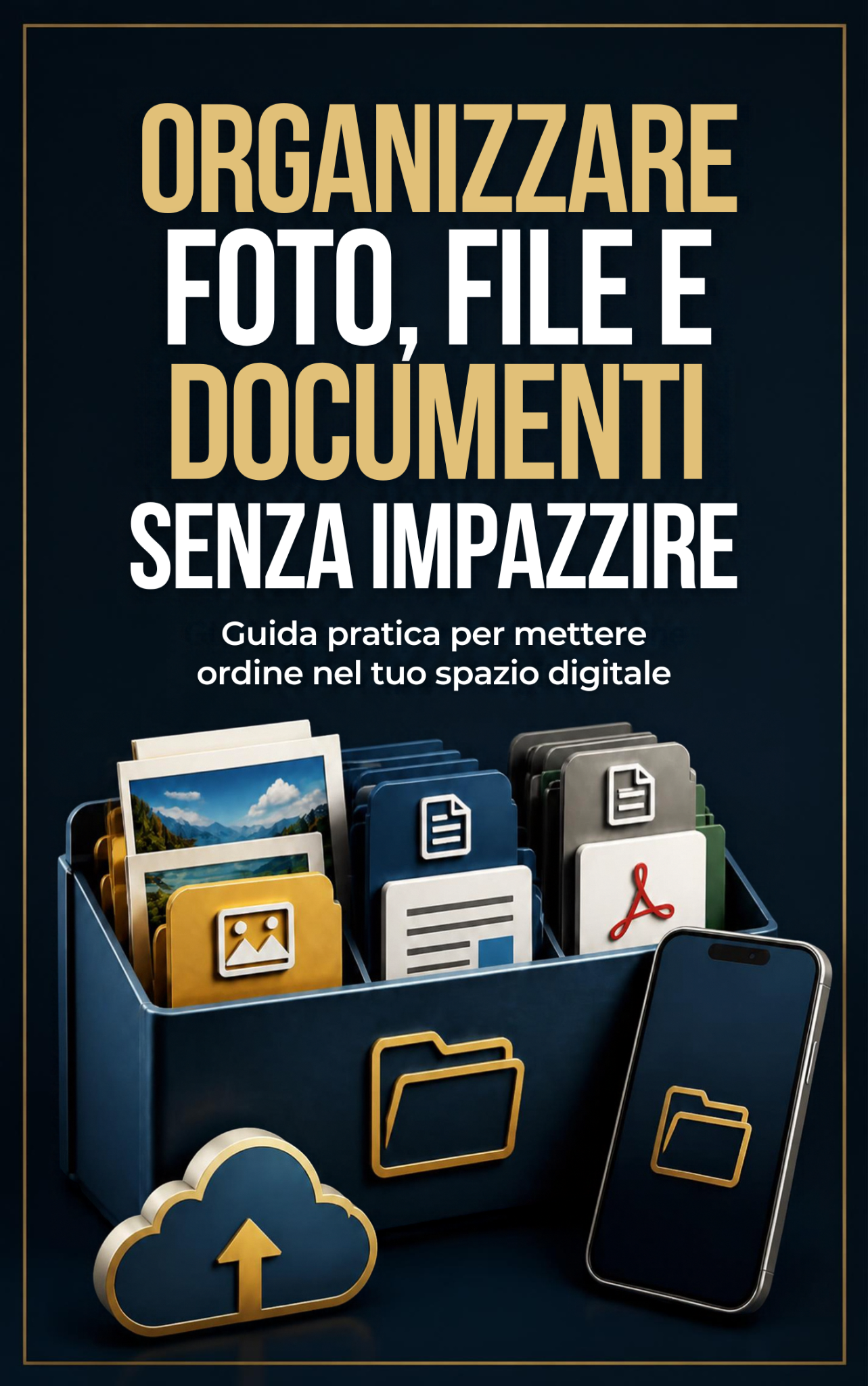 Copertina Organizzare foto, file e documenti senza impazzire