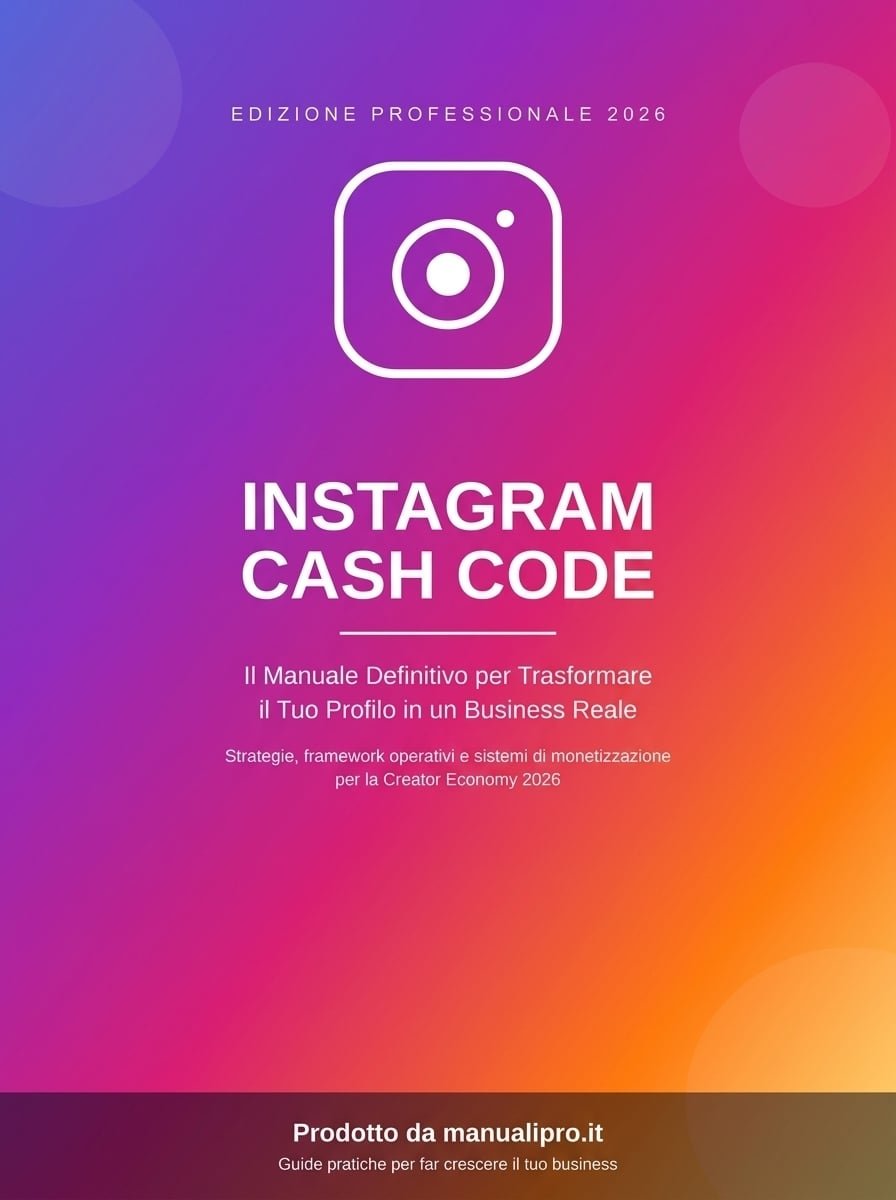 Copertina Instagram Cash Code