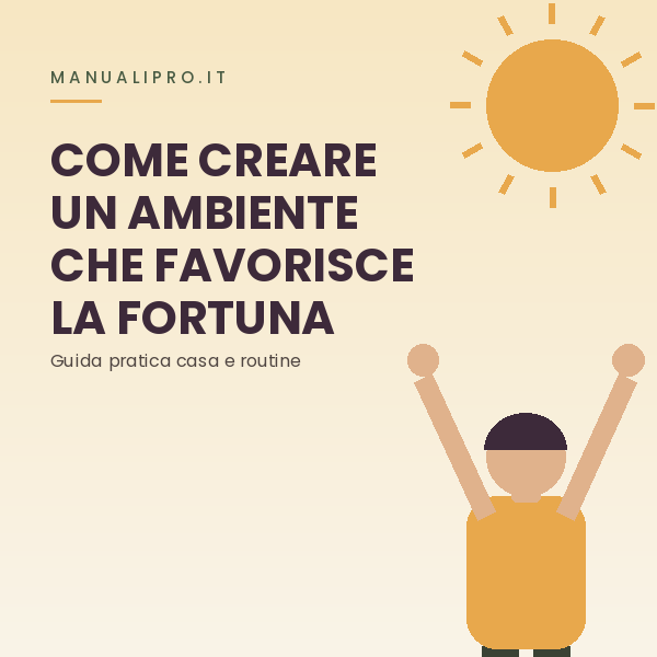 Copertina Ambiente che favorisce la fortuna