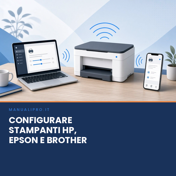 Copertina Stampanti HP, Epson, Brother