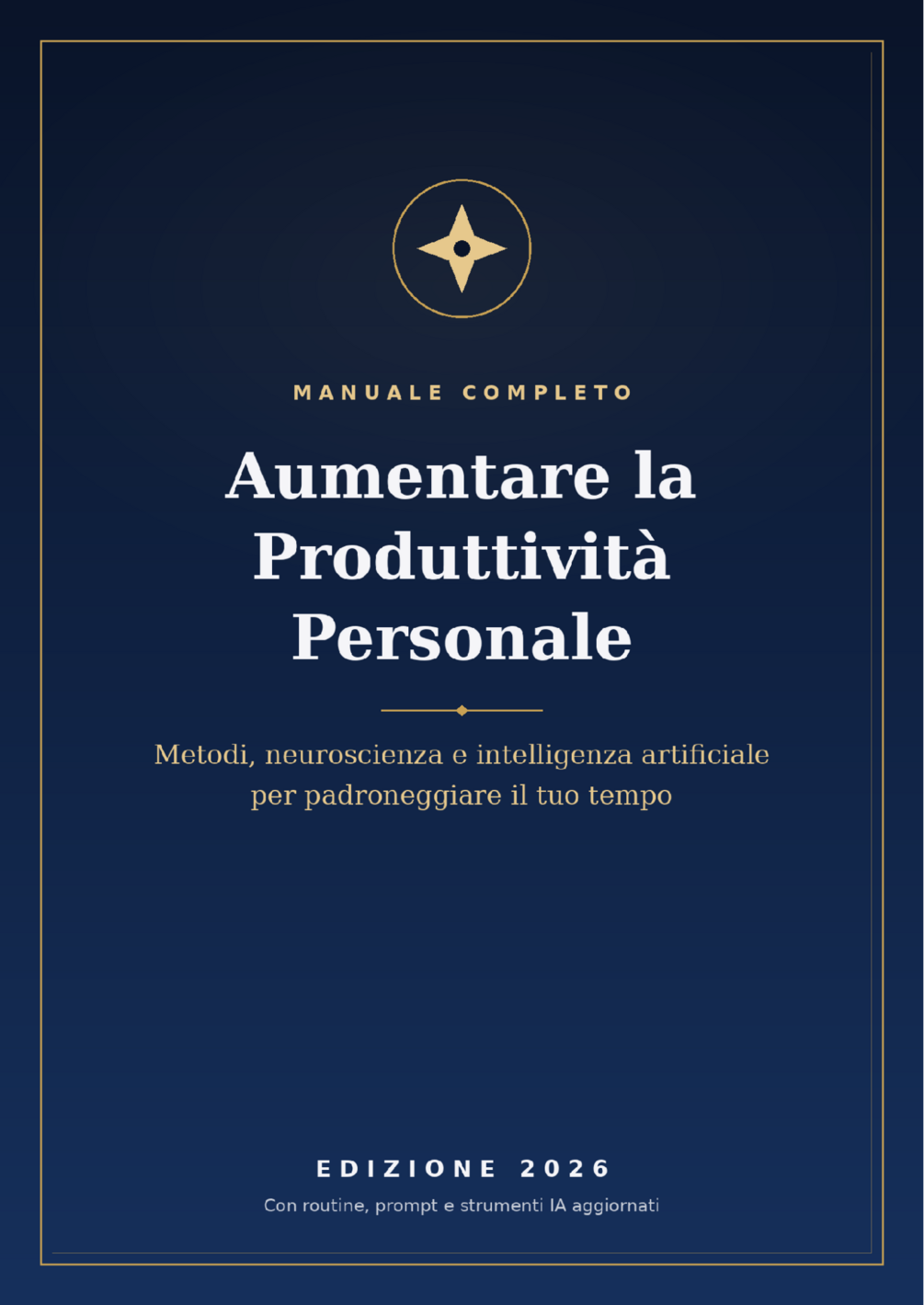 Copertina Produttività personale 2026