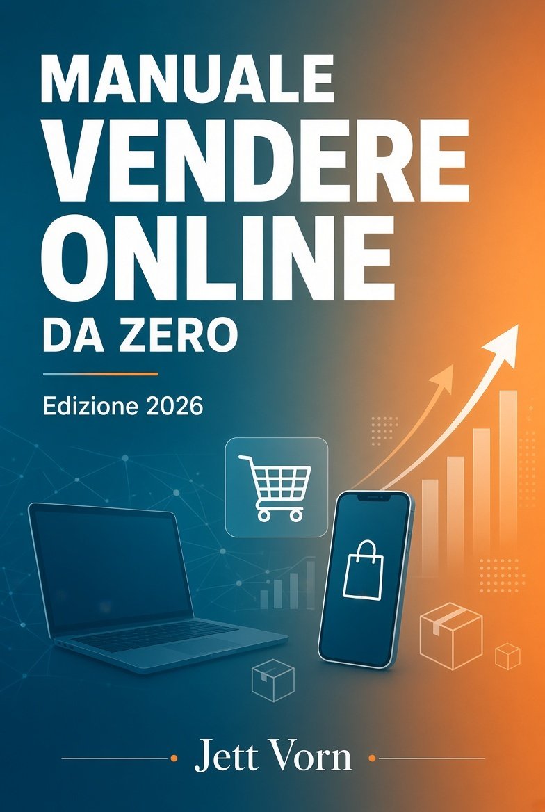 Copertina della guida Vendere online da zero per prodotti e servizi
