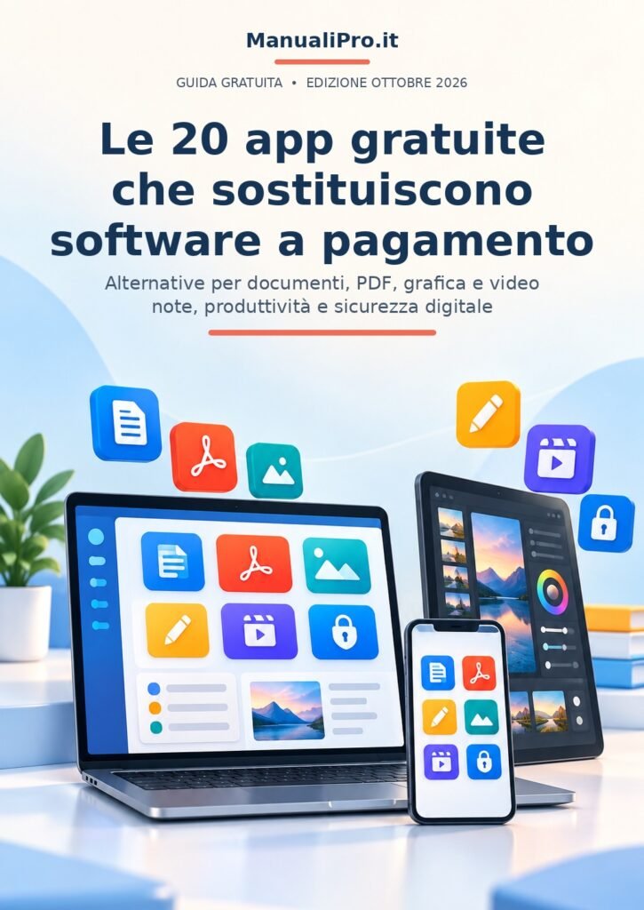 Copertina: Le 20 app gratuite che sostituiscono software a pagamento